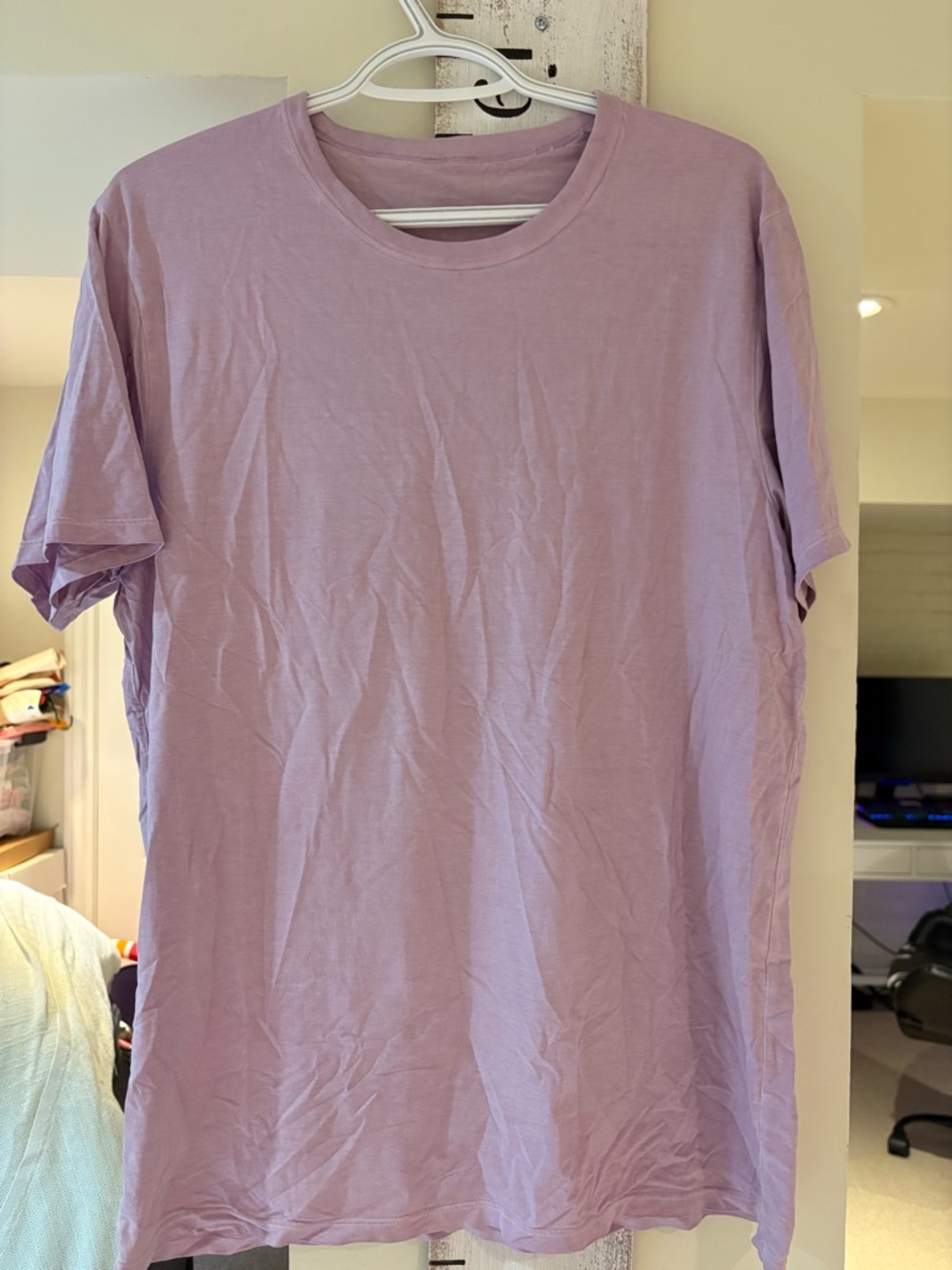 lululemon athletica Men's Crew Tee in Light Lavender